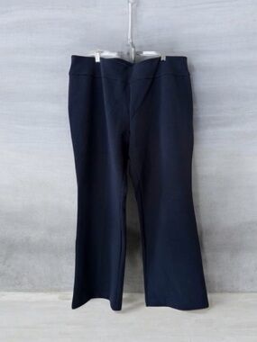 🆕 Encore by Idina Menzel Mini Bootleg Pull-On Navy Pants *NWT* $84 XL-petite QVC